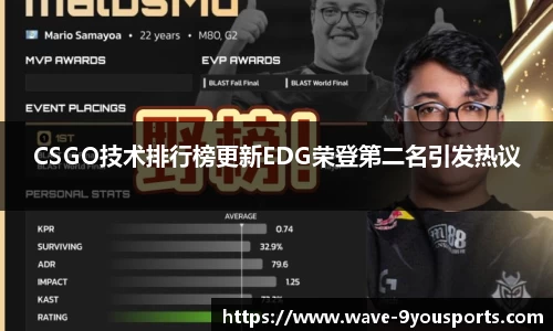CSGO技术排行榜更新EDG荣登第二名引发热议